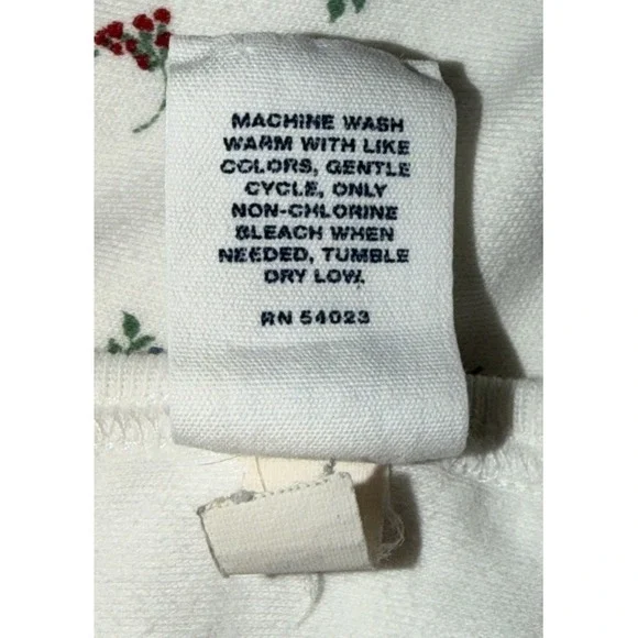 Vintage Baby Gap Blanket Reindeer Flowers Berries 1999 *READ* - Picture 5 of 7